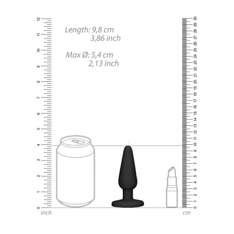 S-Line by Shots świeca dekoracyjna w formie korka, czarna, 13 cm