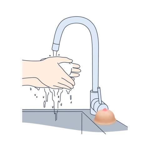 Shots S-Line Mydło dekoracyjne w kształcie piersi 7,3 cm