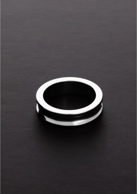 Shots Steel Ring stalowy pierścień intymny zaokrąglone rogi 15x45mm