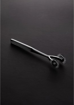 Steel Duo - Kołowrotek Wartenberga z podwojnym kołem - stal nierdzewna