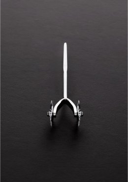 Steel Duo - Kołowrotek Wartenberga z podwojnym kołem - stal nierdzewna