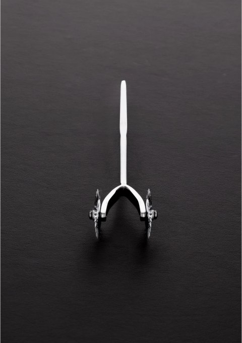 Steel Duo - Kołowrotek Wartenberga z podwojnym kołem - stal nierdzewna