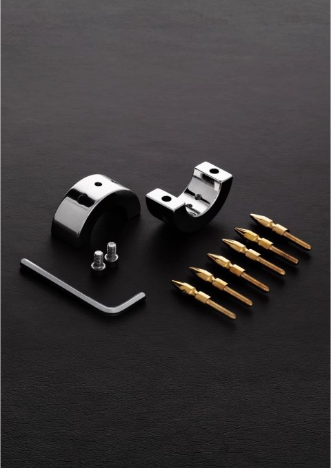 Steel Power Tools - Stalowy pierścień na mosznę z regulowanymi kolcami