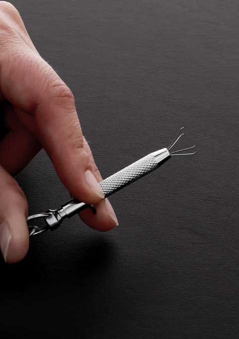 Steel Zacisk do sutkow z precyzyjnymi pazurkami stalowymi