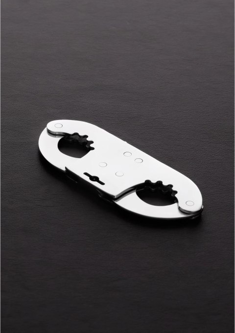 Steel - stalowy mankiet regulowany na kciuk i palce, kompaktowy