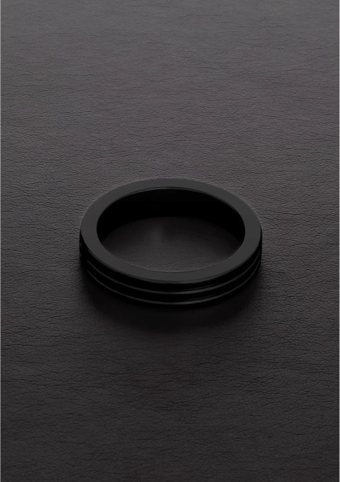 Steel żebrowany pierścień C stal nierdzewna złoty 0,4x2cm 10x50mm