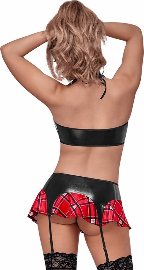 Magic Silk Dress Up Sophomore SM - komplet halter ze spodnicą i krawatem