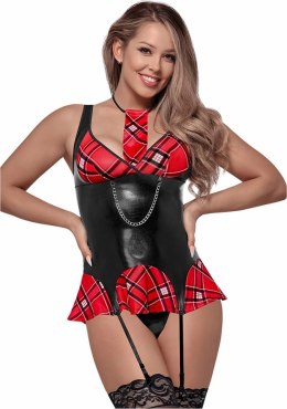 Magic Silk Flirty Freshman LXL komplet mini sukienka z krawatem