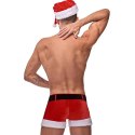 Male Power Kostium Świąteczny L/XL z Czapką i Wykończeniem Pluszowym