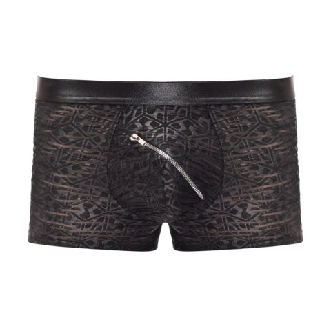 Male Power Zip It szorty XL z ukośnym zamkiem, czarne