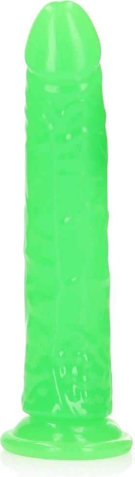 RealRock Glow in the Dark model 22,5 cm z przyssawką - jasny zielony