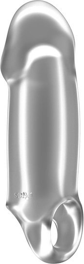 Blush Gruby Przedłużacz Model No.37 Elastyczny TPE 2,5 cm Czarny