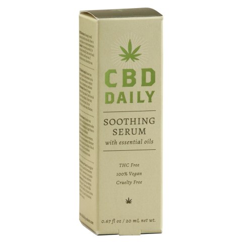 Earthly Body Serum łagodzące z CBD i olejem awokado 20 ml