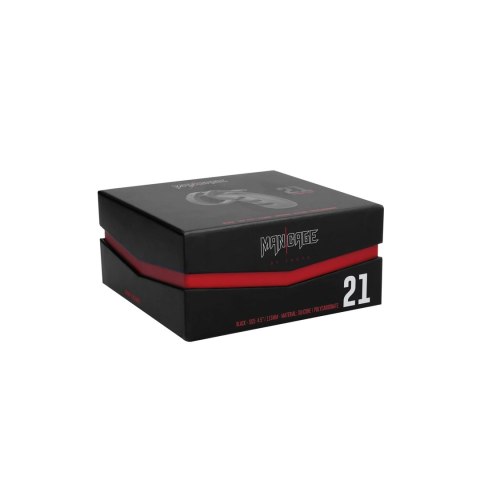 Mancage Model 11,5 cm - anatomiczna klatka intymna, silikon, regulowana