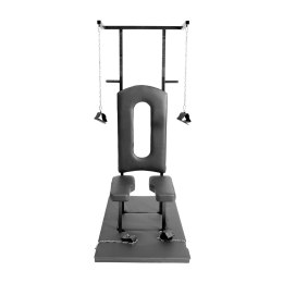 Rimba Fotel Love Chair z ramą żelazną, podparciami PU i systemem krępowania