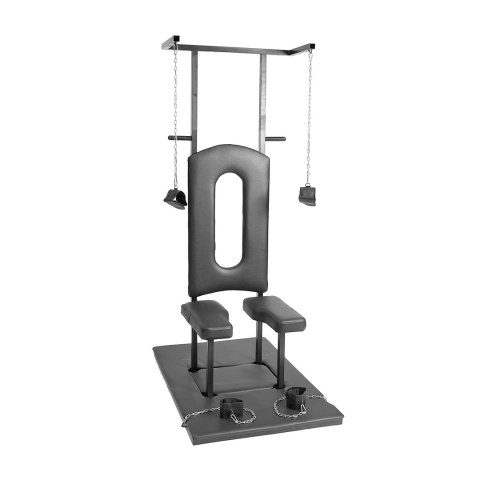 Rimba Fotel Love Chair z ramą żelazną, podparciami PU i systemem krępowania