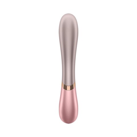 Satisfyer Hot Lover - Wibrator podwojny z funkcją podgrzewania, rożowy