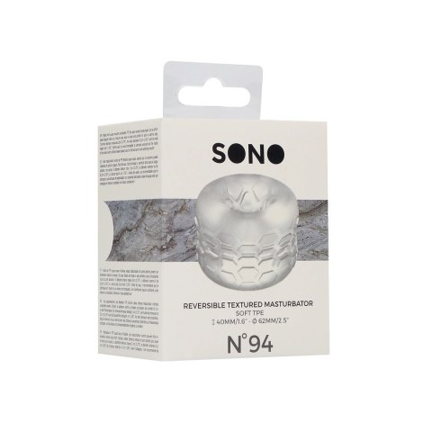 Sinner Gear No.94 Otwarta maszyna intymna ze stoperem, TPE, 4 cm