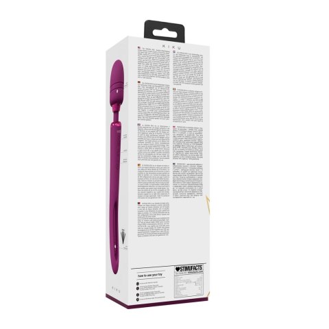 VIVE Kiku - rożdżka dwustronna z innowacyjnym systemem punktu G, silikon