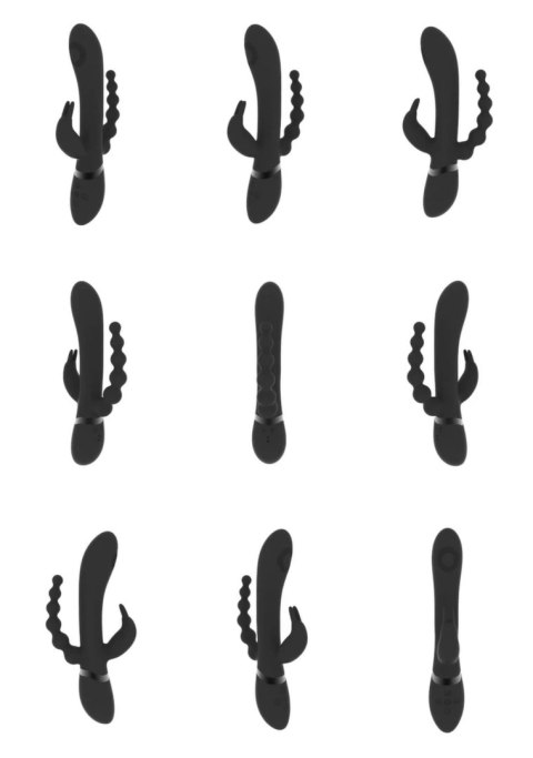 VIVE Rini Multifunkcyjny Masażer z Podwojnym Systemem Wibracji Fioletowy