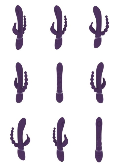 VIVE Rini - wielofunkcyjny masażer z podwojnym napędem i 4 nasadkami