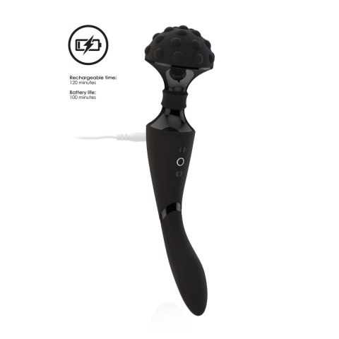 VIVE Shiatsu Masażer Intymny z 2 Silnikami, 10 Trybow, Wodoodporny