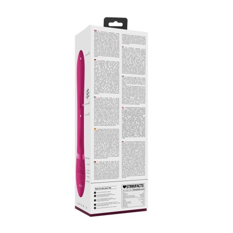 Vive Amoris - Wibrujący model z koralikami silikonowymi, fioletowy