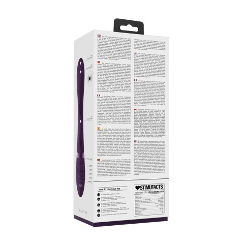 Vive Cato silikonowy krolik pulsacyjny do punktu G, 3 silniki, fioletowy