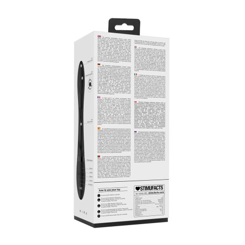 Vive Mira - silikonowy model krolika z rotującymi koralikami, fioletowy