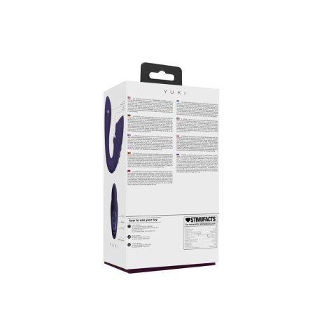 Vive Yuki dwusilnikowy model do masażu punktu G z koralikami, fioletowy