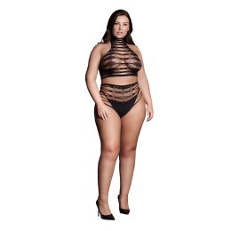 El Desir Carpo Plus Size komplet dwuczęściowy XL-XXXXL czarny