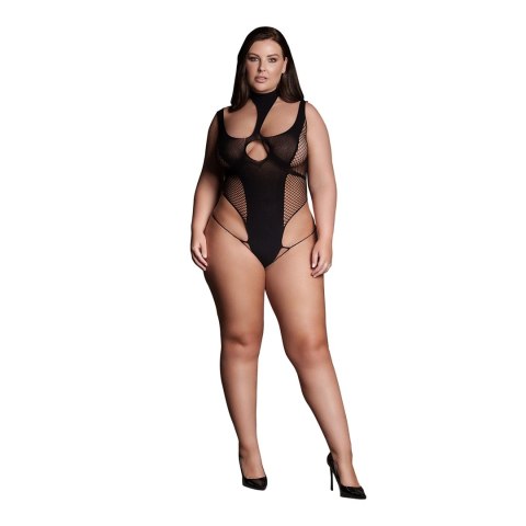 Le Desir Bodystocking Cyllene Plus Size - elastyczne body z golfem XL-XXXXL