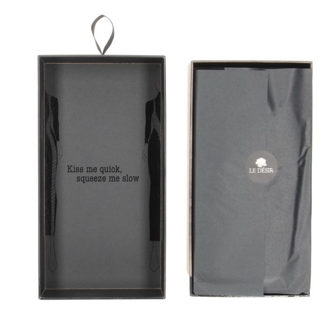 Le Desir Carme Plus Size dopasowana sukienka długa czarna XL-XXXXL