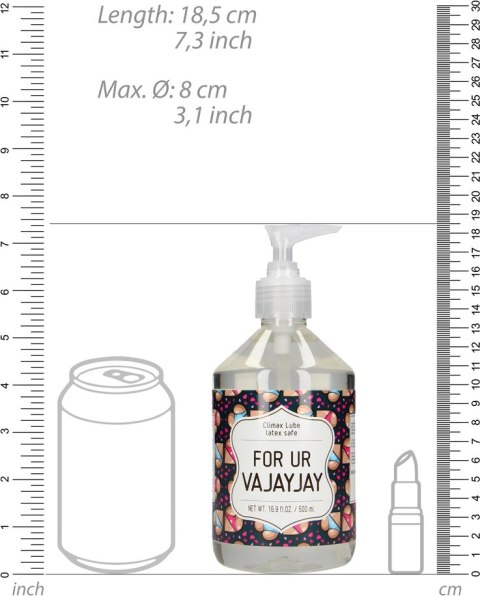 Shots S-Line Lubrykant wodny 500 ml - hipoalergiczny, bezzapachowy