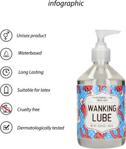 Shots S-Line Wanking Lube 500 ml - Żel intymny wodny, uniwersalny
