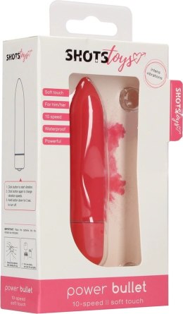 Shots Toys Bullet Vibrator 10-Speed Wodoodporny Kompaktowy Model