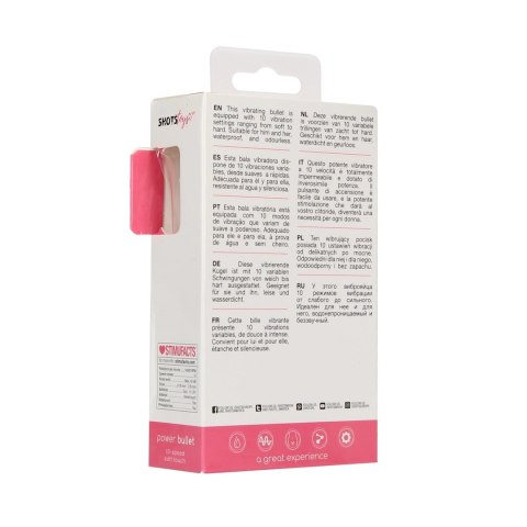Shots Toys Bullet Vibrator 10-Speed Wodoodporny Kompaktowy Model