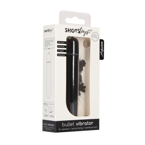 Shots Toys Bullet Vibrator 10 trybow - długi, wodoodporny model