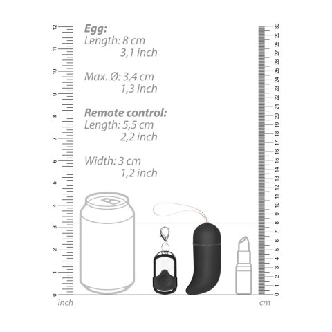 Shots Toys Jajeczko Wibrujące Z Pilotem Bezprzewodowym 10 Trybow