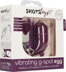 Shots Toys Jajko Wibrujące ze Sterowaniem Pilotem G-Spot Medium
