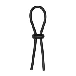 Shots Toys Pierścień Intymny Regulowany Silikonowy Czarny Uniwersalny