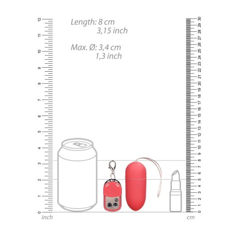 Shots Toys Wibrujące Jajeczko L - 10 trybow, pilot bezprzewodowy
