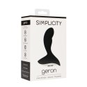 Simplicity Geron - Wibrator analny 10 trybow, silikonowy, USB